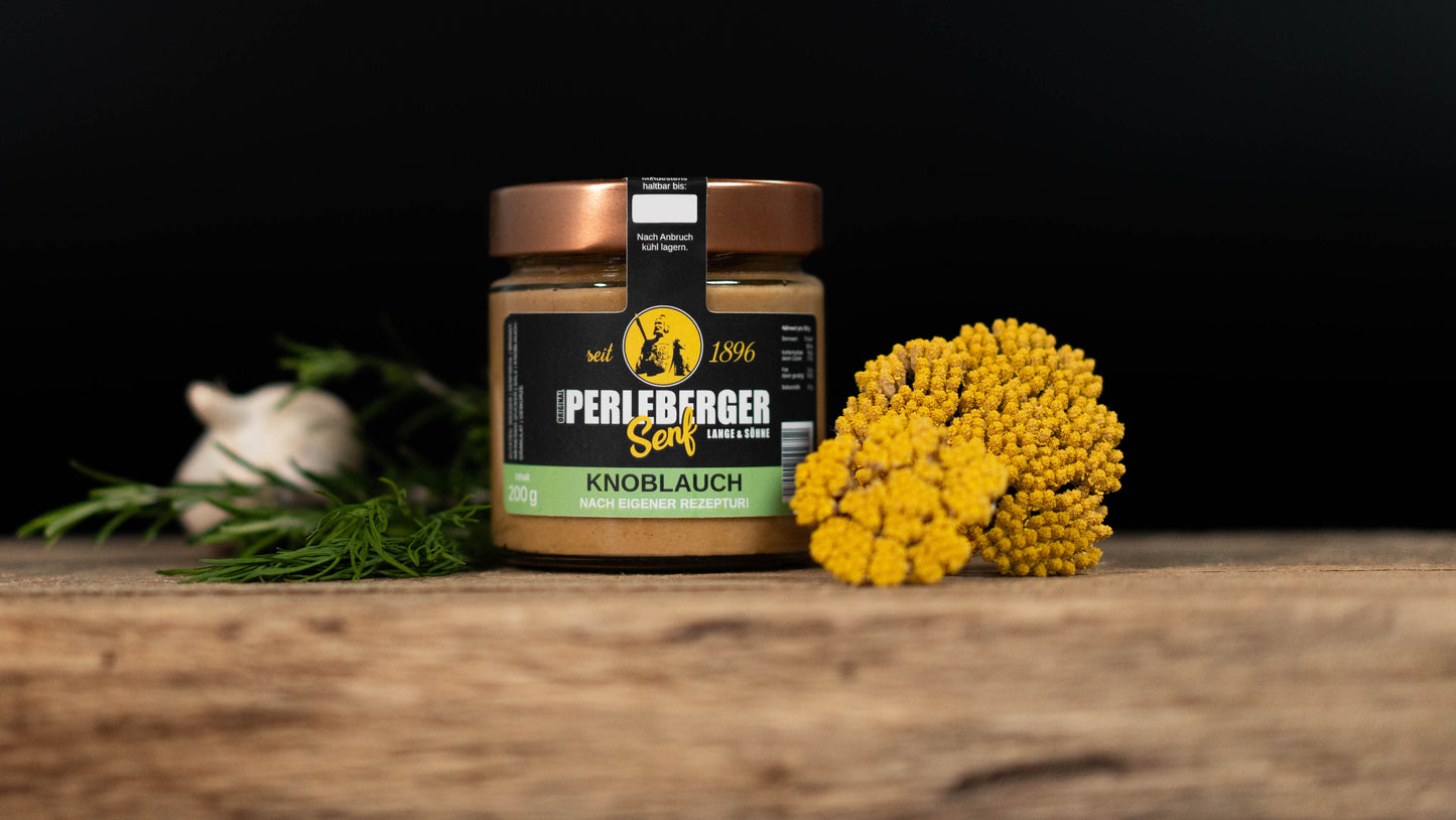 Perleberger Senf-Knoblauch, 200 ml