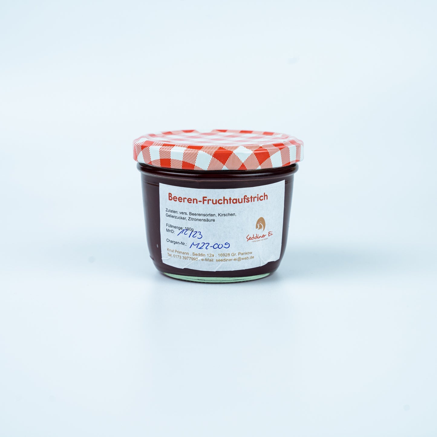 Beeren-Fruchtaufstrich, Seddiner Ei, 190 g