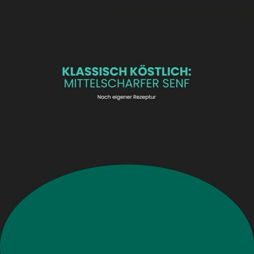 Perleberger Senf mittelscharf, 200 ml