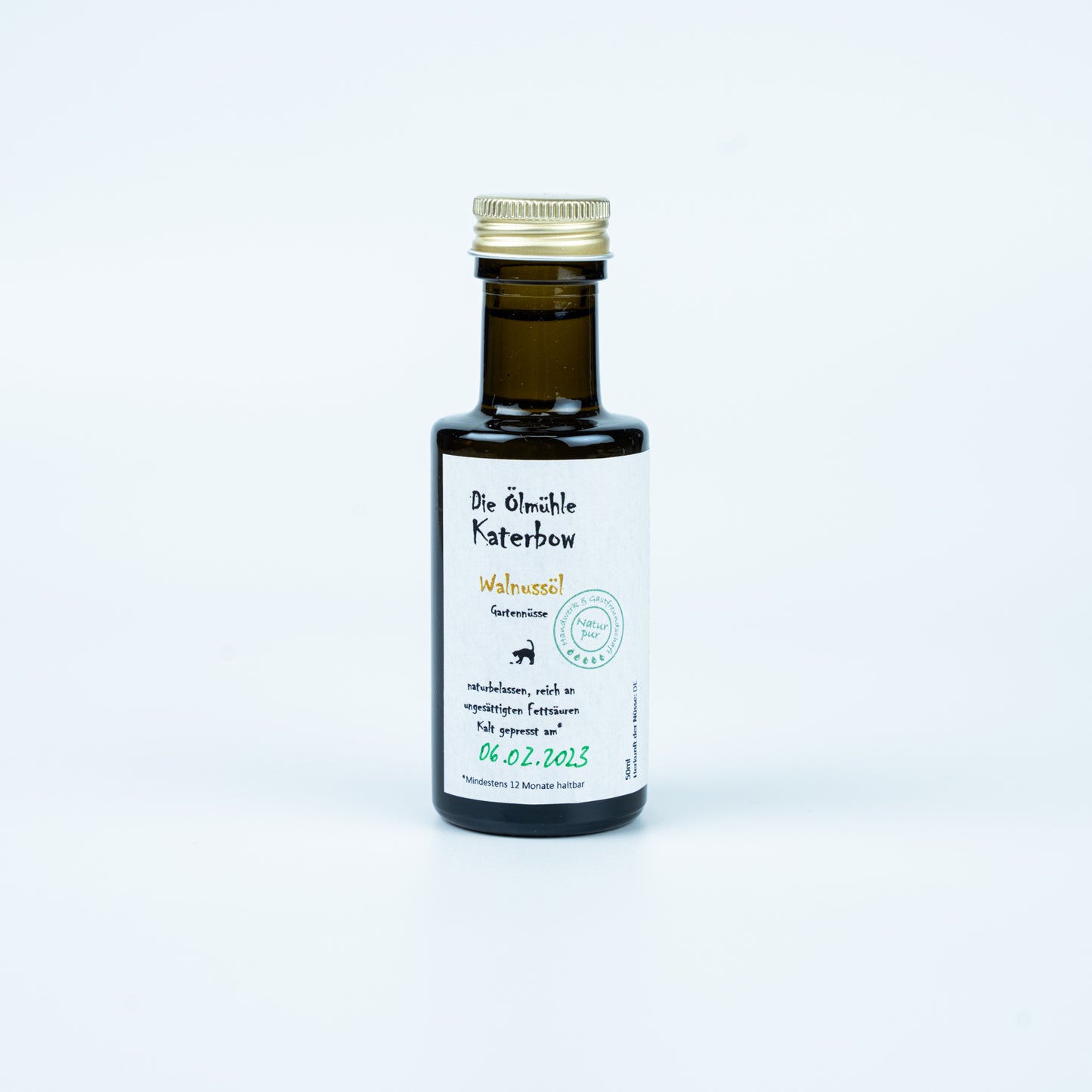 Walnussöl, Die Ölmühle Katerbow, 50ml