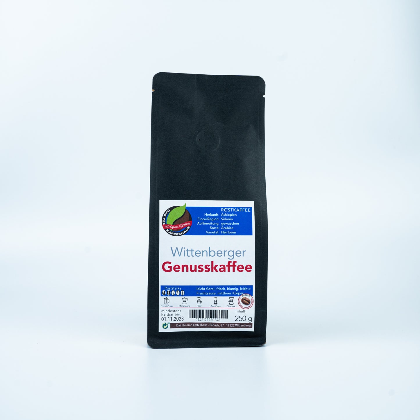 Wittenberger Genusskaffee, Das Tee- und Kaffeehaus, 250 g
